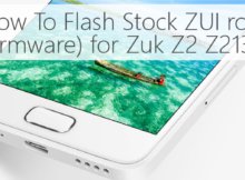 How To Flash Stock ZUI rom (firmware) for Zuk Z2 Z2131