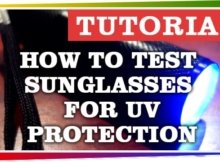 How to Test Sunglasses for UV protection with UV Light Flashlight