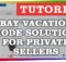 eBay Vacation Mode Solution for private sellers