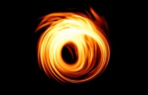 Minute Loop - Rotating Accretion flow Kerr Black Hole Simulation - YouTube